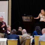 Velo Group's Eileen Sien facilitating a brainstorming session at the 2023 International Partnering Institute Conference